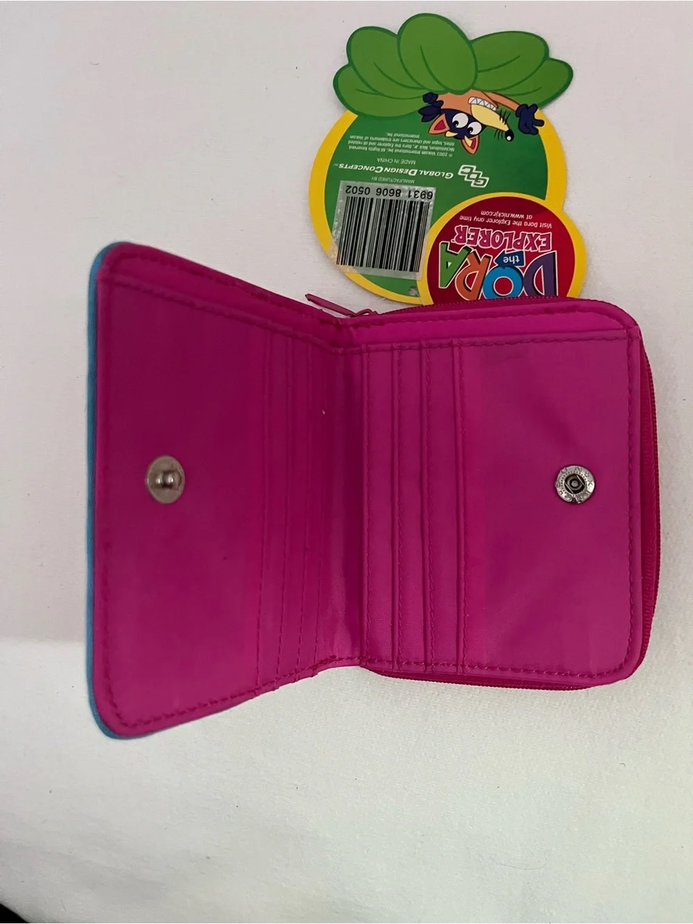 Vintage Dora the Explorer Pink Kids Wallet - Y2K Deadstock